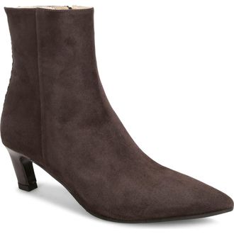 Ron White Loralie Pointed Toe Kitten Heel Bootie in Espresso at Nordstrom Rack, Size 6Us / 36.5Eu
