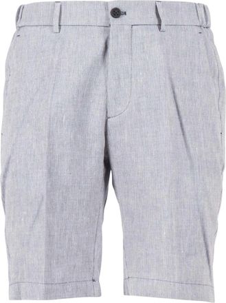 Berwich Ber Muda Elax Shorts - Heren - Korte Broeken - Blauw - 3XL - Katoen - Korte Broeken