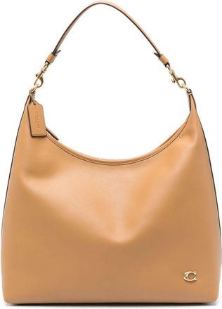 Coach leather shoulder bag - Brown
