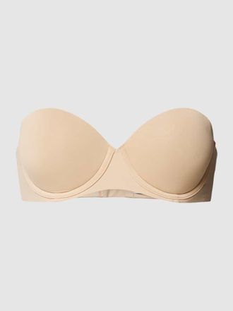 Calvin Klein Underwear Push-Up-BH in Bandeau-Form in Beige, Gr&ouml;&szlig;e 80A
