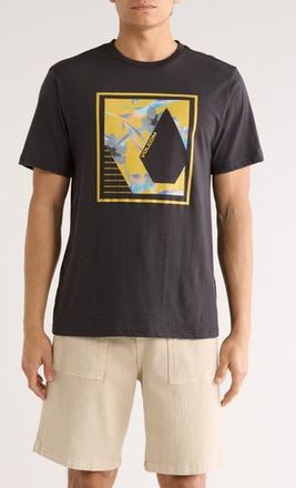 Volcom Sprayz Graphic T-Shirt in Washed Black Heather at Nordstrom Rack, Size Xx-Large