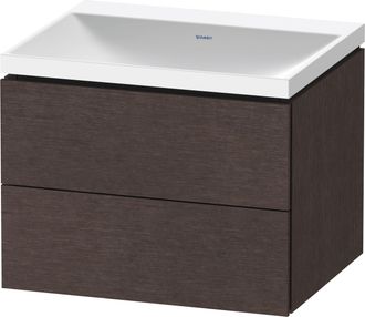 Duravit Duravit L-cube Conjunto En C Suspendido, 2 Cajones, Sin