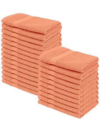 Superior Eco-Friendly Absorbent 24Pc Face Cotton Towel Set