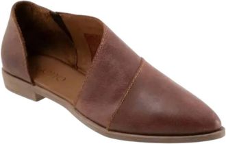 Bueno Womens Blake Flat Shoes In Rust