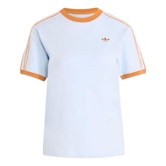 adidas (WMNS) adidas Summer Glow Advanced Three Stripes Tee Asia Sizing Crystal Sky KY8125