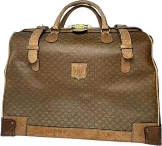 Celine Pre-owned Weekend Bags, female, Brown, Size: ONE SIZE Pre-owned Vintage Weekend Bag