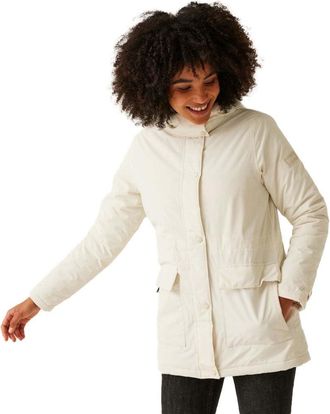 Regatta Womens Mireya Insulated Waterproof Jacket - Light Vanilla (Spot Print) - 14
