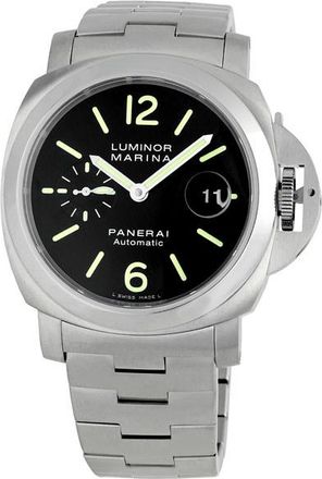 Officine Panerai Pre-owned Panerai Luminor Marina Automatic Black Dial Mens Watch PAM00299