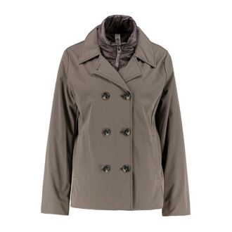 Cinque Cinque - Cipamilla Jas - Dames - Jassen - Bruin - Maat: 2XL