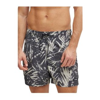 Calvin Klein Ck Palm Zwemshorts - Heren - Badkleding - Zwart - Maat: L Poliester
