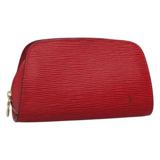 Louis Vuitton Pre-owned Cuoio pouches - - Pre-owned - Donna - Rosso - ONE SIZE