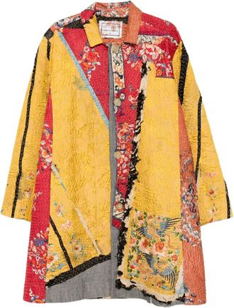 By Walid Cappotto in seta - Giallo