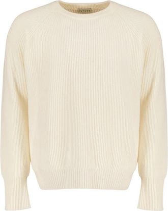 Autore Knit Bogart - Heren - Ronde hals truien - Beige - 2XL - Wol - Truien & Vesten