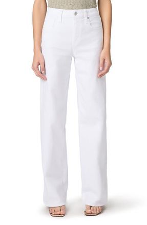 Paige Tatum Wide Leg Jeans in Crisp White at Nordstrom, Size 29