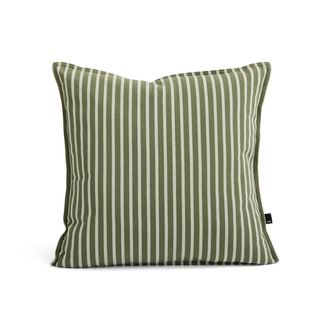 HAY Terrazza Outdoor Kissen, 50 x 50 cm, dicke Streifen, oliv