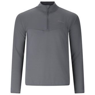 ENDURANCE Ledger Waffle Melange Midlayer Fleecepullover f&uuml;r Herren | grau