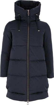 Duno Padded Down Jacket With High Collar And Quilted Design