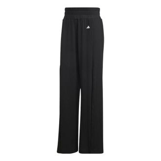 adidas (WMNS) adidas Studio Logo Pants Black HS8123