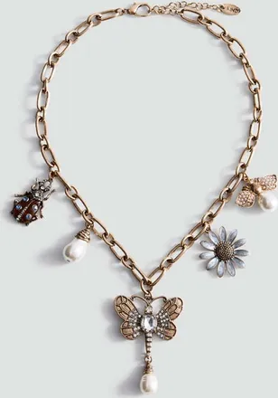 Mango Collana perline combinate oro - Donna - Taglia unica - MANGO