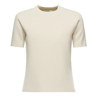 Max Mara Dames, Tops, Beige, Maat: S