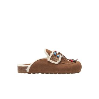Scarosso Gita Muiltje - Dames - Slip ons - Bruin - 35 EU - Katoen - Schoenen
