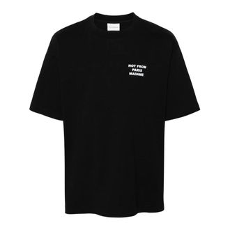 Dr&ocirc;le de Monsieur Tops, Heren, Zwart, XL, Katoen, Le T-shirt Slogan