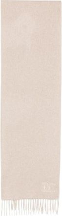 Max Mara Wsdalia Scarf - Dames - Wintersjaals - Beige - ONE Size - Kasjmier - Accessoires