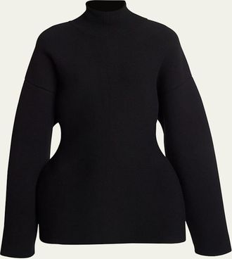 Balenciaga Hourglass Turtleneck Sweater