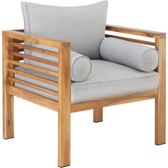TecTake Garden Chair Boka in Brown | Size: 1 Seater