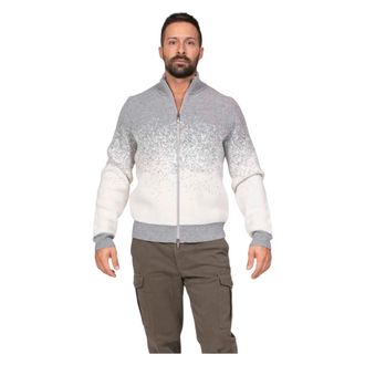 PESERICO Heren, Truien, Grijs, Maat: L