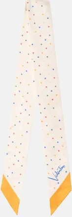 Valentino Starry silk scarf