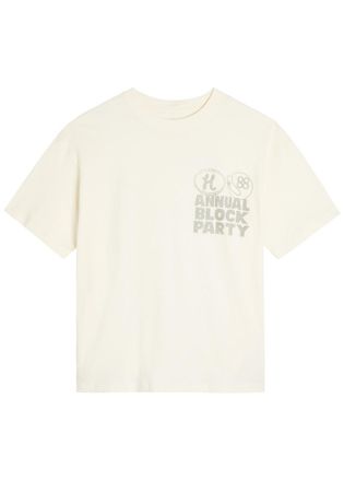 Honor The Gift Printed Cotton T-shirt - Off White - XL