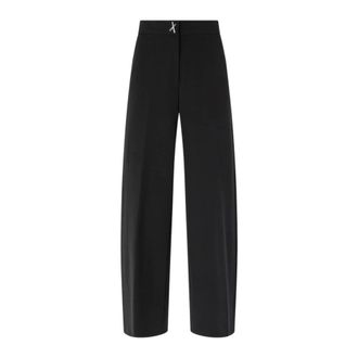 Genny Dames, Broeken, Zwart, Maat: S Viscose