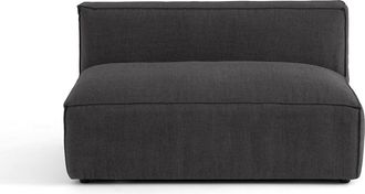 La Redoute Interieurs 2-zits modulaire bank in structuurstof, Seven