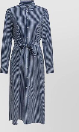 Polo Ralph Lauren cotton logo-print midi shirt dress