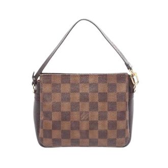 Louis Vuitton Pre-owned Mini Bags, female, Brown, Size: ONE SIZE Pre-owned Trousses Makeup Damier Handbag