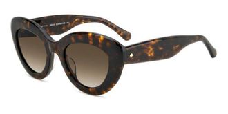 Kate Spade New York Capri/G/S Asian Fit 086/HA Womens Sunglasses Tortoiseshell Size 50