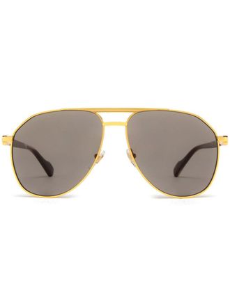 Gucci Zonnebril met piloten montuur - Goud