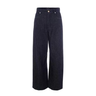 Max Mara Wide Jeans, female, Blue, Size: S Lavinia Wide Jeans