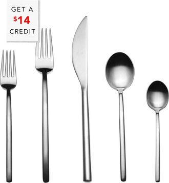 Mepra 5Pc Flatware Set With $14 Credit
