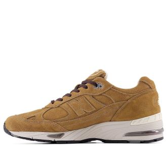 New Balance 991V1 Luxe Suede Made In UK Dijon Castle Wall M991CM1