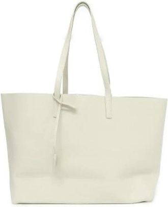 Saint Laurent Vintage, unisex, Beige, ONE Size, Leer, Pre-owned Calf Tote Bag