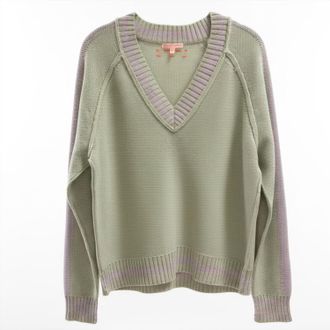 Lisa Todd Womens Two Timer Sweater Top In Beach Glass