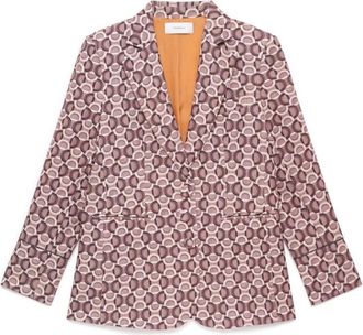 Maliparmi Graphic Orbit Blazer - Dames - Blazers - Veelkleurig - M - Polyester - Jassen