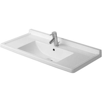 Duravit Duravit - Lavabo Para Muebles Starck 3 85cm, 1 Agujero Para Grifo