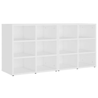vidaXL Muebles Zapatero 2 Unidades Blanco 52,5x30x50 Cm Vidaxl