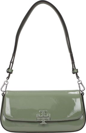Tory Burch Green Leather Shoulder Womens Bag