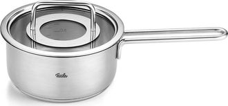 FISSLER Pure Collection Stainless Steel Saucepan with Glass Lid at Nordstrom, Size Small