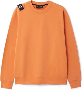 Mastrum Oranje Goud Crew Sweatshirt - Heren - Sweatshirts - Oranje - S - Katoen - Hoodies & sweatvesten