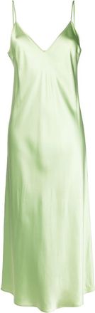 Joseph Clea satin slip dress - women - Silk - 42 - Green